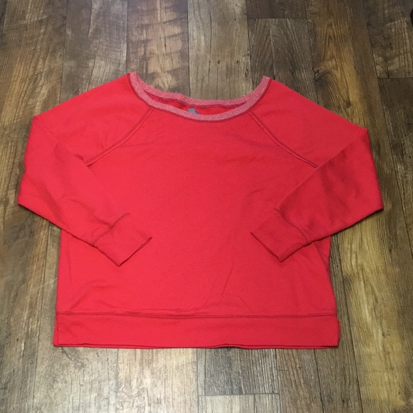 Cozy scoop neck Aerie sweatshirt w/side slits
